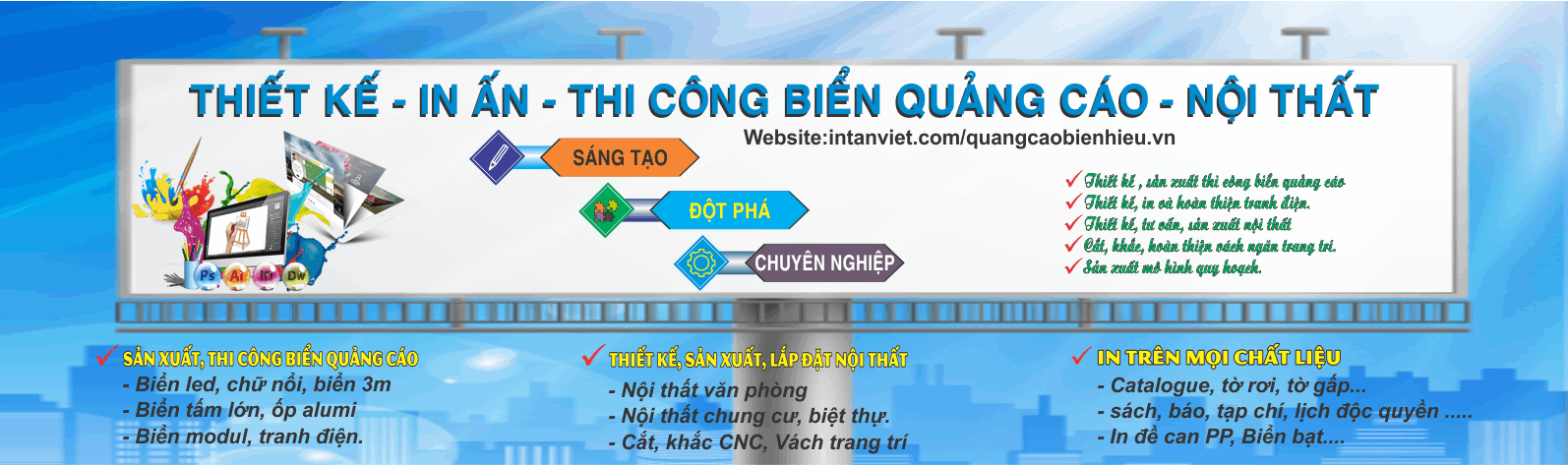 Tại sao lại chọn Tân Việt khi muốn làm biển quảng cáo tại Hà Nội 