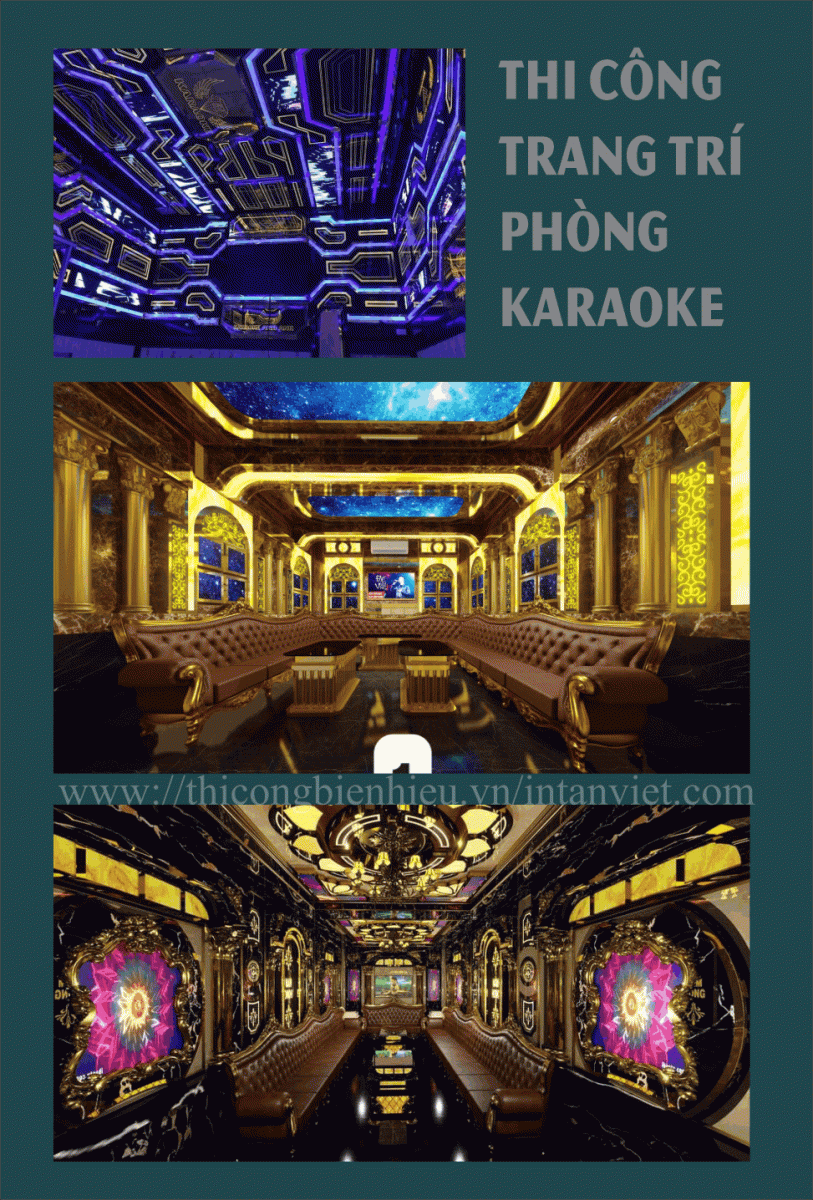 Thi công nội thất phòng hát karaoke tại khu vực Mê Linh – Đông Anh – Sóc Sơn