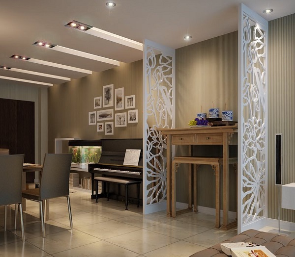 Sản Xuất Hoa Văn Trang Trí Gắn Đèn LED 